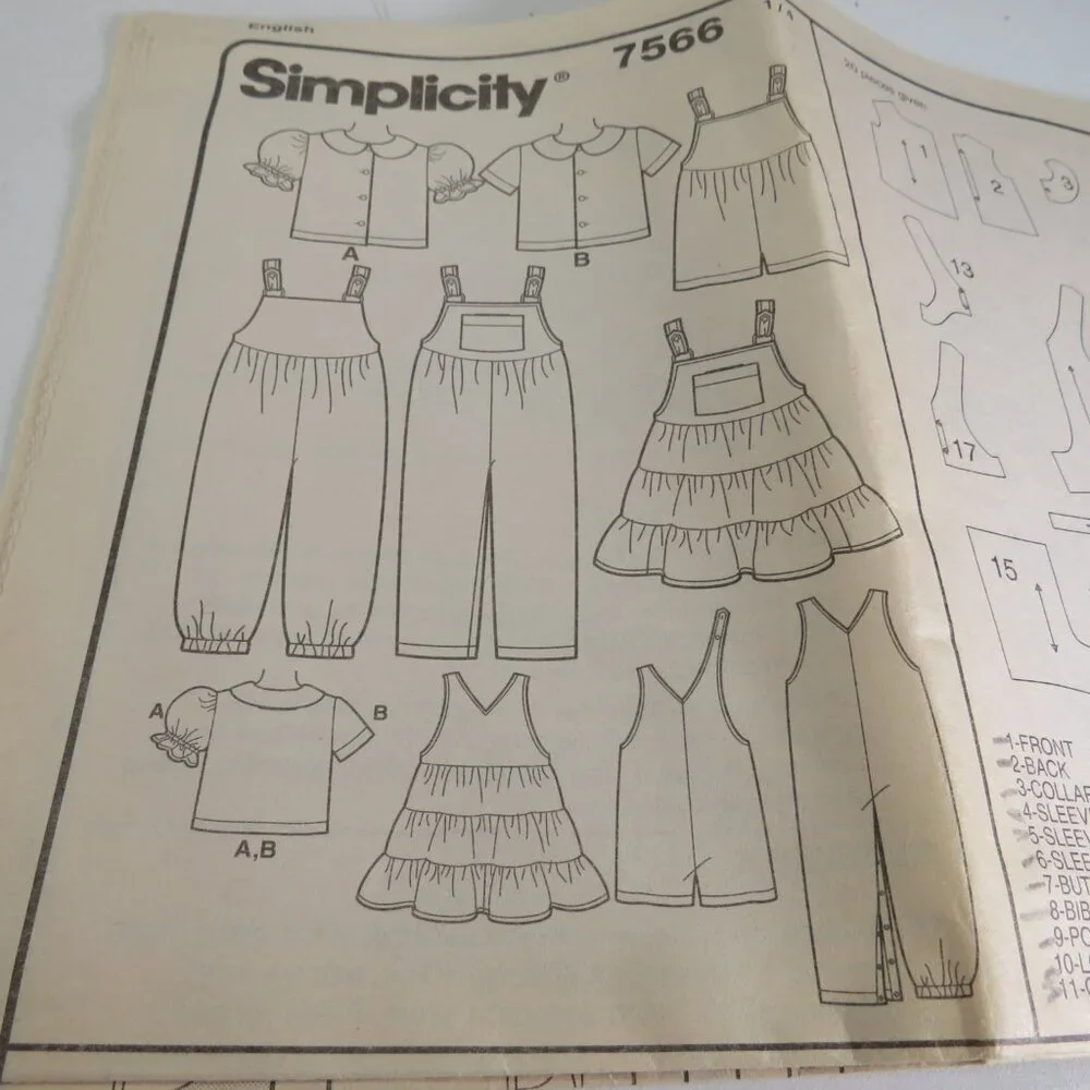 Simplicity 7566 sewing